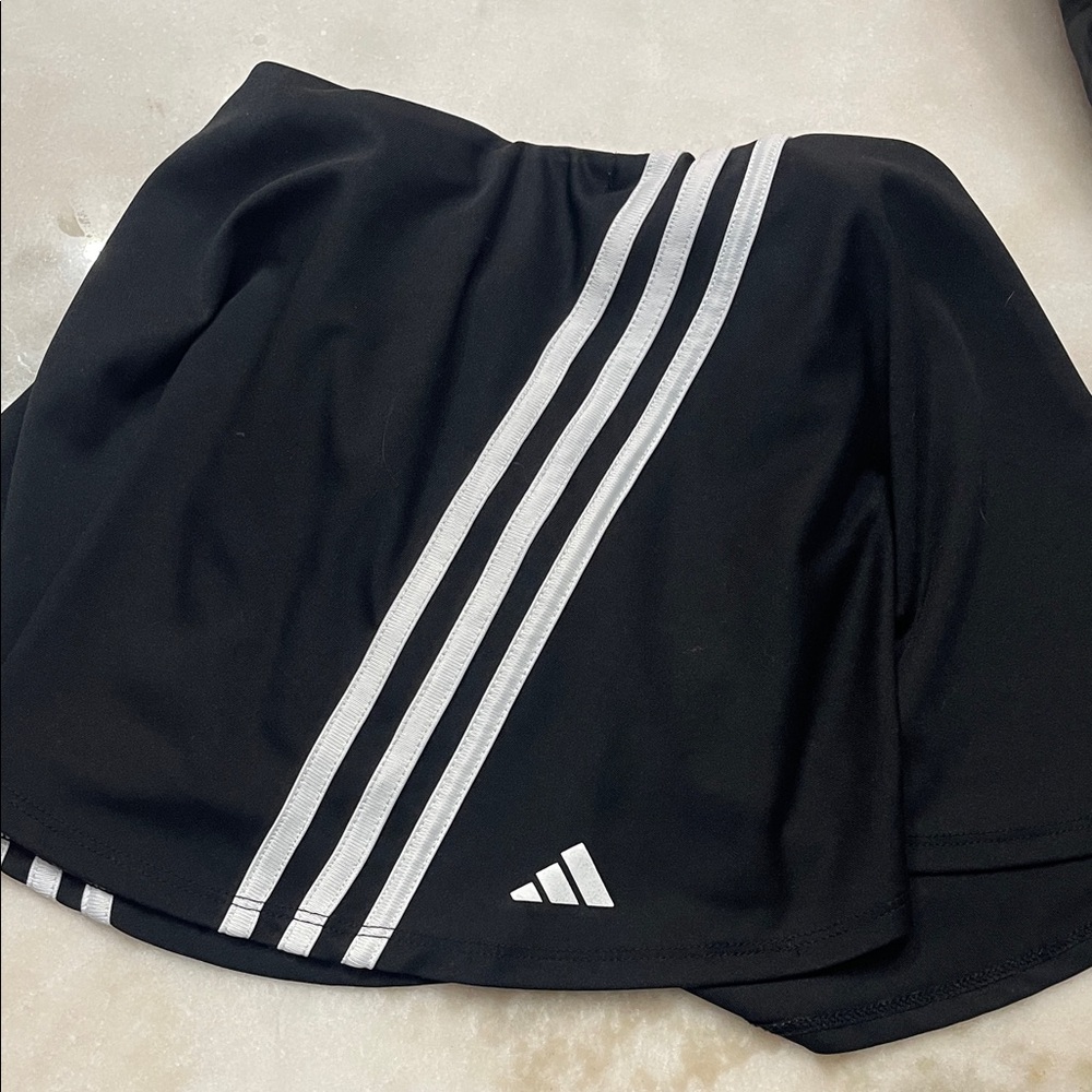 Adidas Black Skort with White Accents - Picture 6 of 8